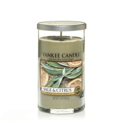 Yankee Candle 12 oz Sage & Citrus Perfect Pillar Candle